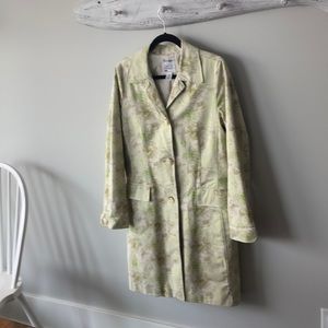 🦋2/30 ~ Vintage Trench Coat - Old Navy (green)